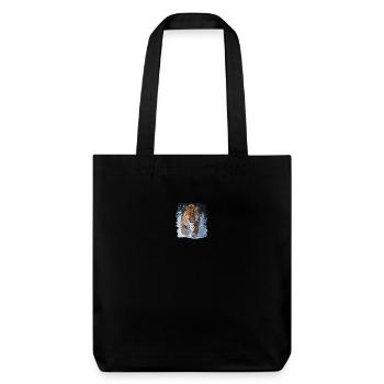 Amur Leopard Amurleoparden Amurleopard - Stanley/Stella Heavyweight Recycled Tote Bag - black - Front
