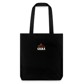 In My CRNA Era Blumenmotiv - Stanley/Stella recycelter Heavyweight Stoffbeutel - Schwarz - Vorne