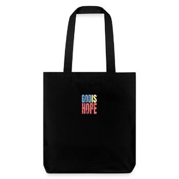 God Hope - Tote bag épais recyclé Stanley/Stella - noir - Devant