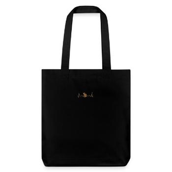 Cats Heartbeat Leopard Print - Stanley/Stella Heavyweight Recycled Tote Bag - black - Front