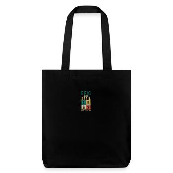 Birthday April 1962 - Stanley/Stella Heavyweight Recycled Tote Bag - black - Front