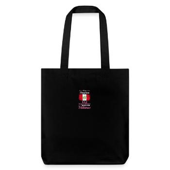 Peruvian Gift Funny Saying Peru - Stanley/Stella Heavyweight Recycled Tote Bag - black - Front