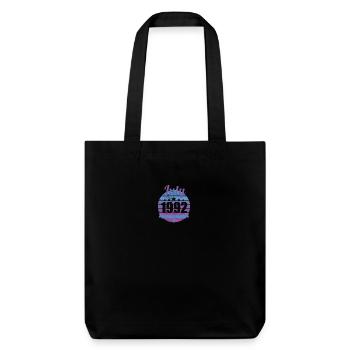 Born July 1992 30 years 30s 30th birthday - Stanley/Stella Heavyweight Recycled Tote Bag - black - Front