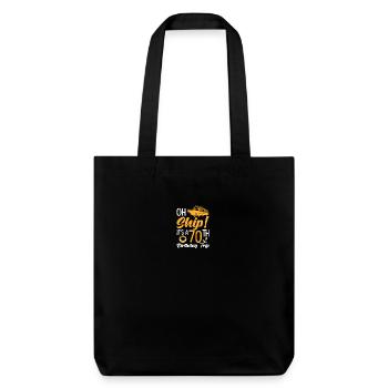 Cruise 70th Birthday Trip - Stanley/Stella Heavyweight Recycled Tote Bag - black - Front