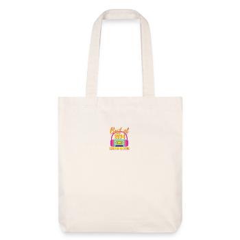 49th Birthday Best of 1974 Cassette Tape Retro 80s - Stanley/Stella Heavyweight Recycled Tote Bag - natural white - Front