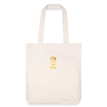 Sandwich, Fromage, Grilled Cheese, Pain - Tote bag épais recyclé Stanley/Stella - blanc cassé - Devant