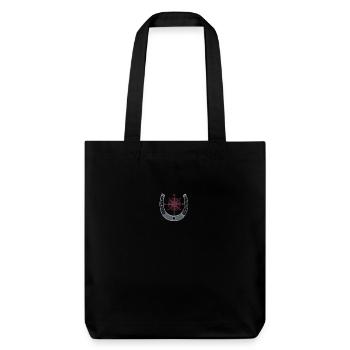 Compass Rider Horseshoe Windrose Trekking Riding - Stanley/Stella Heavyweight Recycled Tote Bag - black - Front