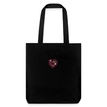 Flower For Mom Floral Mama Tees Happy Mother's Day - Stanley/Stella Heavyweight Recycled Tote Bag - black - Front
