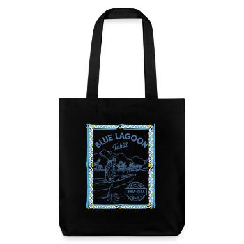 Blue Lagoon Tahiti Surf Art Bora Bora - Stanley/Stella Heavyweight Recycled Tote Bag - black - Front