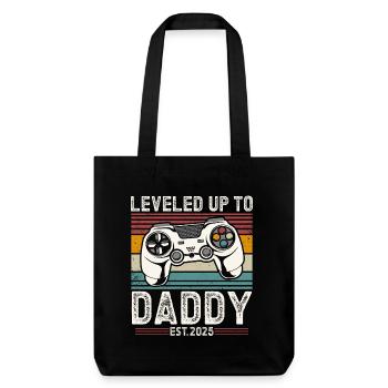 Promu papa en 2025 - Tote bag épais recyclé Stanley/Stella - noir - Devant