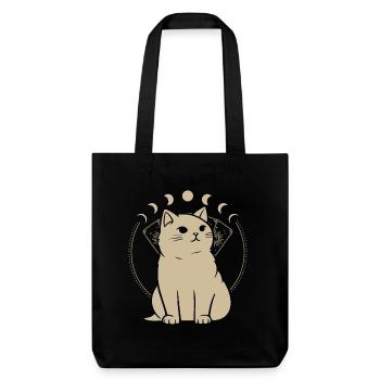 Astrology Cat: Zodiac Signs for Your Furry Friend - Stanley/Stella Heavyweight Recycled Tote Bag - black - Front