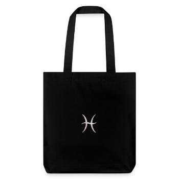 Pisces - Stanley/Stella Heavyweight Recycled Tote Bag - black - Front