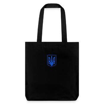 Ukraine - Stanley/Stella recycelter Heavyweight Stoffbeutel - Schwarz - Vorne
