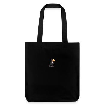 Oiseau de dessin animé mignon avec un gros bec - Tote bag épais recyclé Stanley/Stella - noir - Devant