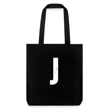 J - Stanley/Stella Heavyweight Recycled Tote Bag - black - Front