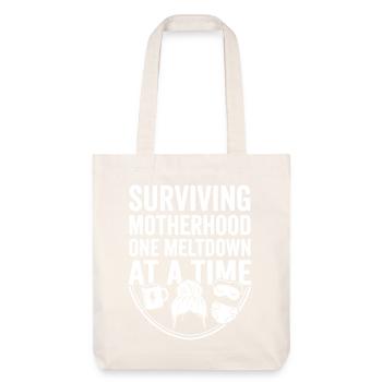 Maternal power: Meltdowns overcome - Stanley/Stella Heavyweight Recycled Tote Bag - natural white - Front