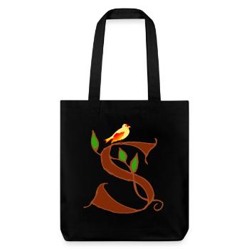 canaries s - Tote bag épais recyclé Stanley/Stella - noir - Devant