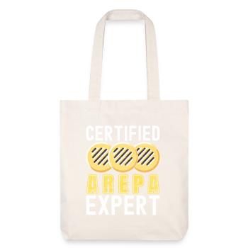 Venezuelan Arepas - Stanley/Stella Heavyweight Recycled Tote Bag - natural white - Front