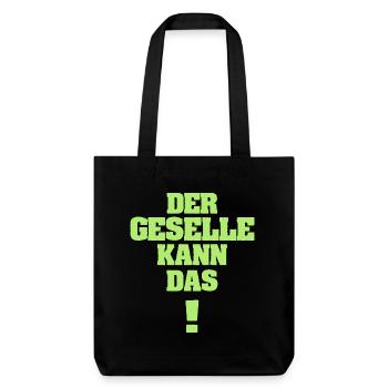 Journeyman as Funny - Stanley/Stella Heavyweight Recycled Tote Bag - black - Front