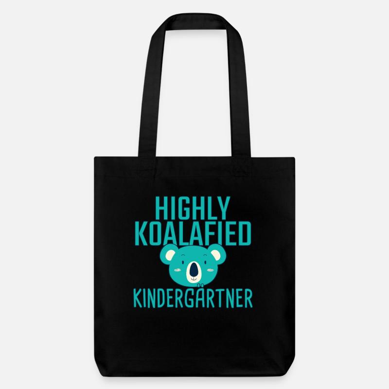 Enseignant de maternelle Koalafied - Tote bag épais recyclé Stanley/Stella - noir