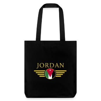 J’aime Jordan, T-shirt Style Design - Tote bag épais recyclé Stanley/Stella - noir - Devant