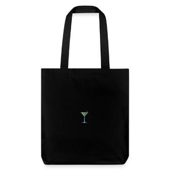Cocktail - Stanley/Stella recycelter Heavyweight Stoffbeutel - Schwarz - Vorne