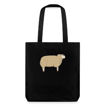 Moutons laitiers de Frise orientale - Tote bag épais recyclé Stanley/Stella - noir - Dos