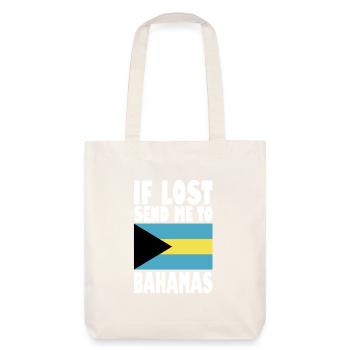 Drapeau des Bahamas - Tote bag épais recyclé Stanley/Stella - blanc cassé - Dos
