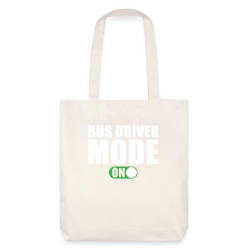 Busfahrer Modus Ein - Stanley/Stella recycelter Heavyweight Stoffbeutel - Naturweiß - Hinten