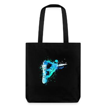 Splash Art Sports d’hiver Snowboarder - Tote bag épais recyclé Stanley/Stella - noir - Dos
