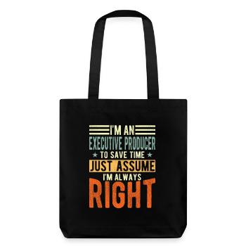 Producteur exécutif - Tote bag épais recyclé Stanley/Stella - noir - Dos