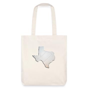 Le vrai volleyball sur la carte de l’État du Texas - Tote bag épais recyclé Stanley/Stella - blanc cassé - Dos