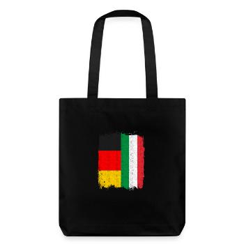 Allemand Italien Drapeau - Tote bag épais recyclé Stanley/Stella - noir - Dos