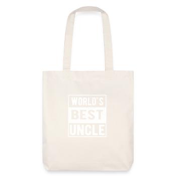 Best Uncle - Stanley/Stella Heavyweight Recycled Tote Bag - natural white - Back