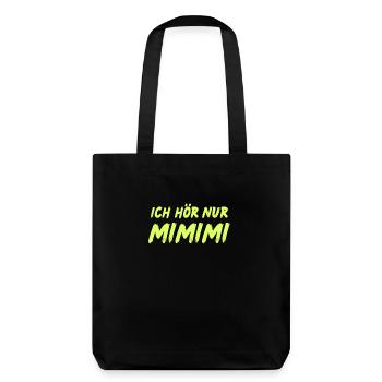 Mimimi - Stanley/Stella recycelter Heavyweight Stoffbeutel - Schwarz - Hinten