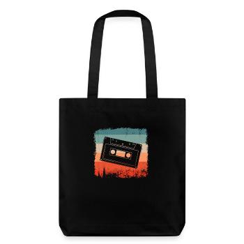 Audio Cassette Retro Tape - Tote bag épais recyclé Stanley/Stella - noir - Dos