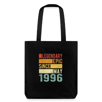 Anniversaire Mai 1996 Épopée légendaire - Tote bag épais recyclé Stanley/Stella - noir - Dos