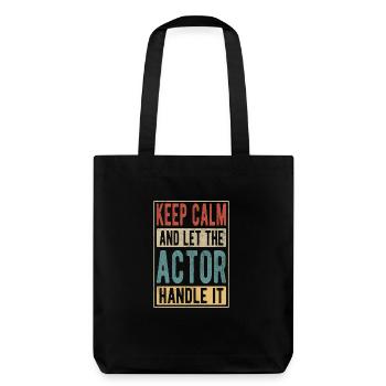 Cadeau Rétro Acteur - Tote bag épais recyclé Stanley/Stella - noir - Dos