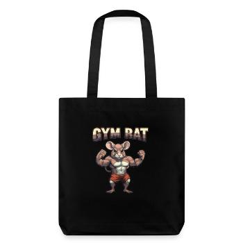 Gym Council Bodybuilding Weight Training Fun Fitness - Stanley/Stella Heavyweight Recycled Tote Bag - black - Back
