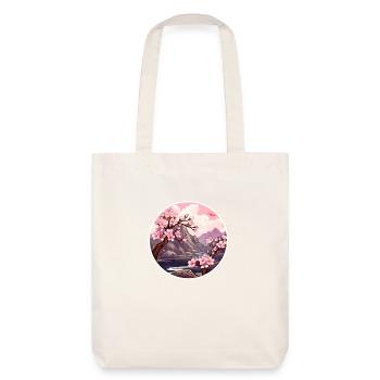 Cerisier en fleurs - Tote bag épais recyclé Stanley/Stella - blanc cassé - Dos