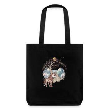 Licorne mystique Licornes Cheval Chevaux Créatures mythiques - Tote bag épais recyclé Stanley/Stella - noir - Dos