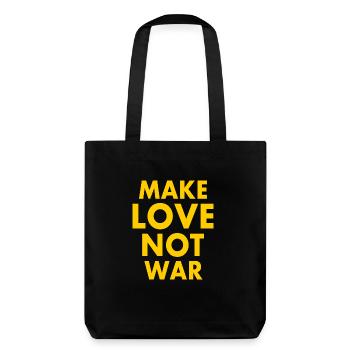 Make love not war - Tote bag épais recyclé Stanley/Stella - noir - Dos