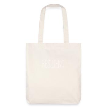 Resilient Mental Health Motivation Resilience - Stanley/Stella Heavyweight Recycled Tote Bag - natural white - Back