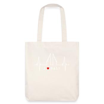 Bali Heartbeat Heaven’s Gate Indonésie Love Bali - Tote bag épais recyclé Stanley/Stella - blanc cassé - Dos
