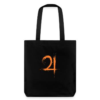 Astronomical symbol planet symbol Jupiter - Stanley/Stella Heavyweight Recycled Tote Bag - black - Back