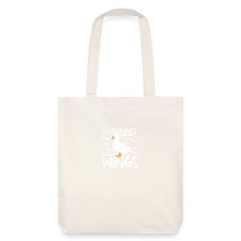 Mon thérapeute a des ailes, canard de compagnie - Tote bag épais recyclé Stanley/Stella - blanc cassé - Dos