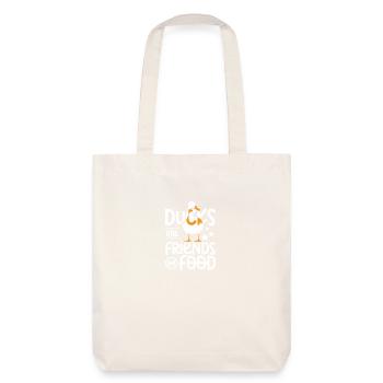 Les canards pékin végétaliens sont des amis, pas de la nourriture - Tote bag épais recyclé Stanley/Stella - blanc cassé - Dos