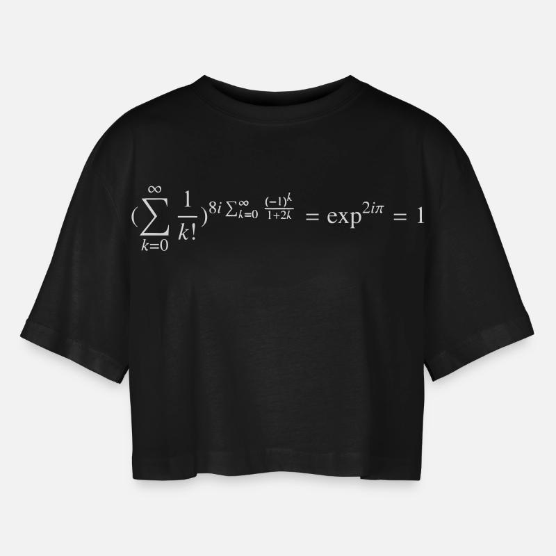 Keep it Simple - Women’s Oversized Cropped T-Shirt - black