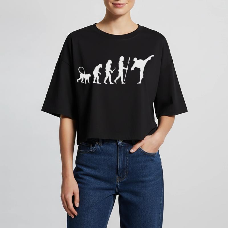 Évolution du karaté T-shirt court oversize Femme