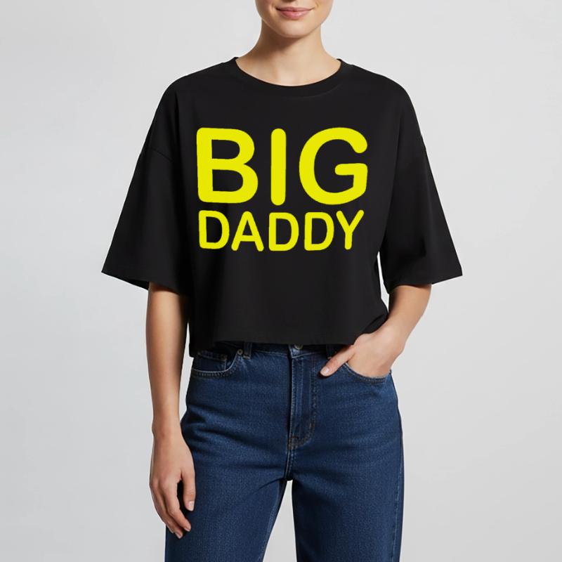 BIG DADDY Maglietta corta dal taglio oversize per donna